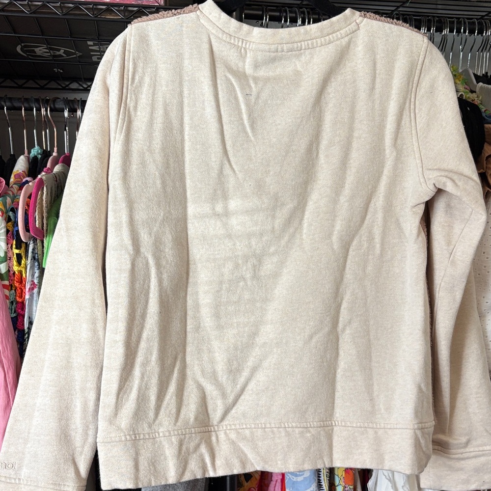 EUC Marmot Women's Beige and Brown Sherpa/ Sweatshirt - Picture 6 of 7
